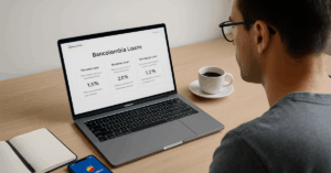 Información sobre las tasas y condiciones del préstamo de Bancolombia