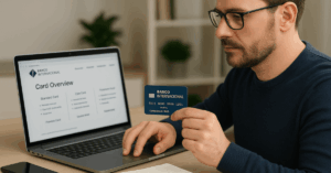 Información sobre las condiciones y beneficios de la tarjeta del Banco Internacional